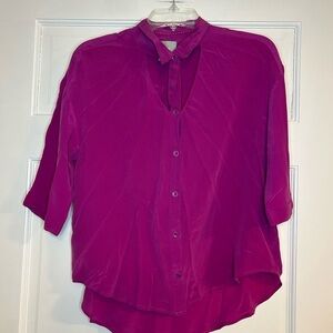 Anthropology Maeve Silk Blouse